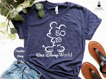 Disney 50th Anniversary Celebration Shirt, Disney Vacation Shirt,Disney Trip, Shirt Disney World 50Th Anniversary Shirt,Walt Disney World