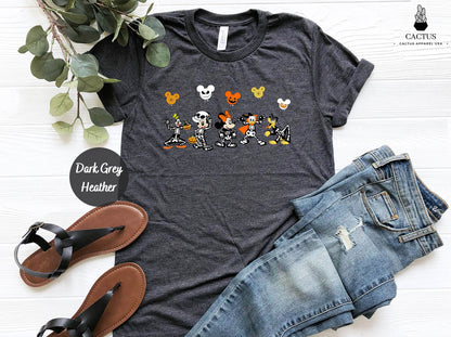 Disney Halloween Skeleton shirt, Disney Halloween Matching shirt, Disney Balloon Tee, Mickey Minnie and friends, Funny Disney Trip