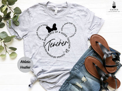 Teacher Inspirational Shirt, Cute Disney Teacher Shirt, Teacher Life Shirt, Teacher Motivational Te, Back to School Shirt, Best Teacher Gift