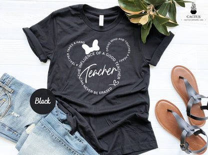 Teacher Inspirational Shirt, Cute Disney Teacher Shirt, Teacher Life Shirt, Teacher Motivational Te, Back to School Shirt, Best Teacher Gift