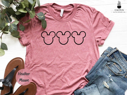 Disney Shirts, Mickey Head, Disneyland Shirts, Disney Family, Disneyworld Family Shirt, Disney Vacation Trip Shirt, Disney Trip