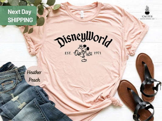 Disneyworld Est 1971 T-shirt, Disneyworld Shirt, 2022 Family Vacation Tee, Magic Kingdom