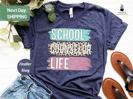 School Counselor Life Shirt, School Counselor Shirt, School Counselor Gift, Gift for School Counselor, Retro Counselor Gift