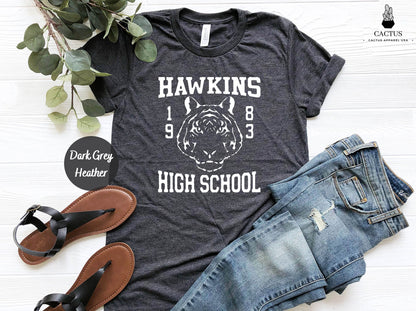 Hawkins High School T-shirt , Upside Down Shirt , Friends Don't Lie Shirt, Stranger Things One Eleven, Hawkins T-shirt, Sarcastic Shirt