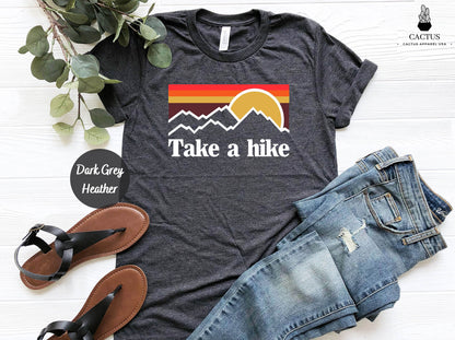 Take a Hike Tank Tee, Hiking Tank Top Tee, Hiking Shirt, Hiking Lover Tee, Hiking Graphic Tank Top Shirt, Adventure, Nature, Mountain Shirt