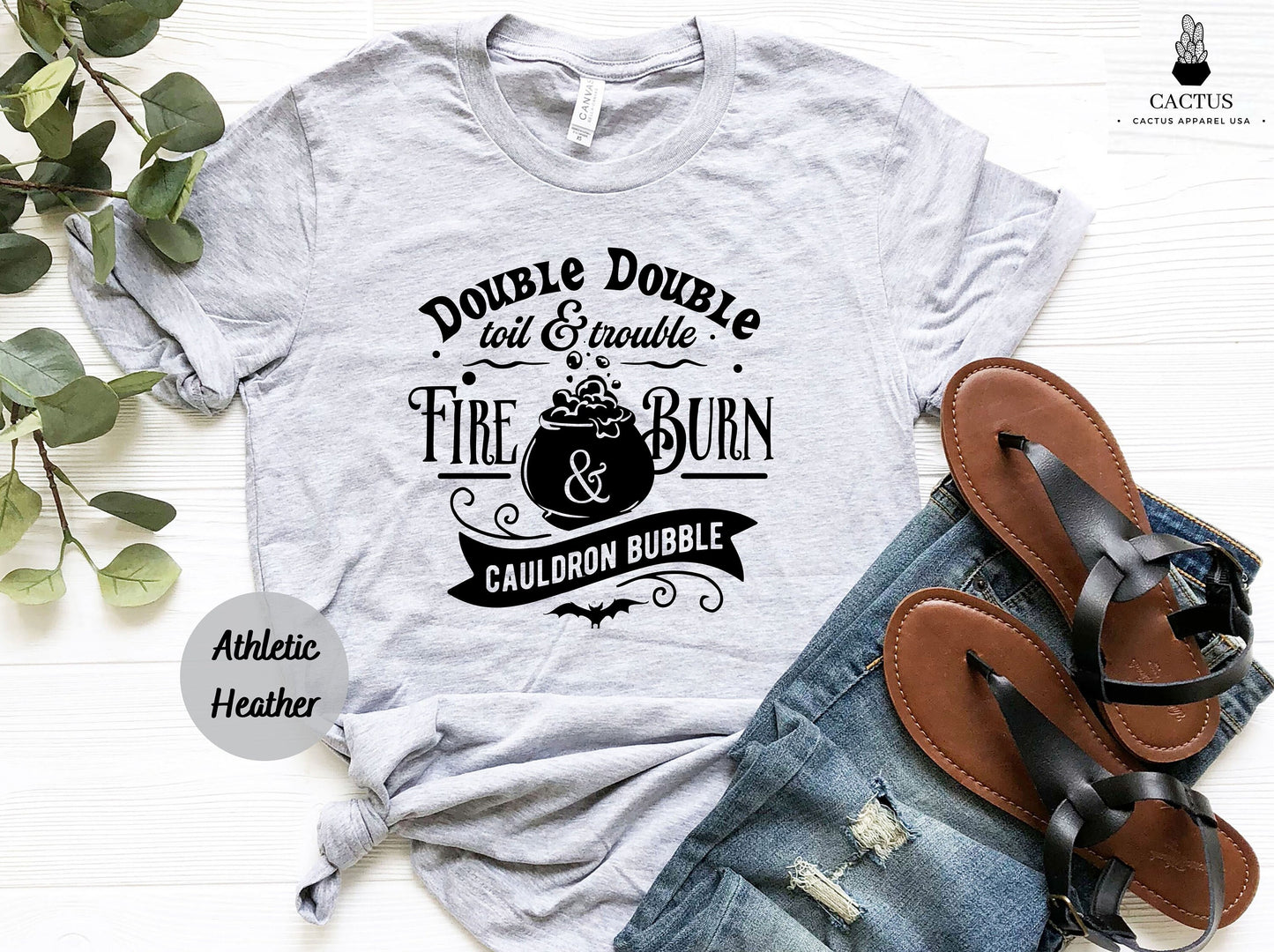 Double Double Toil & Trouble Fire and Burn Cauldron Bubble, Halloween Shirt, Halloween Witchy Shirt, Cauldron Shirt, Witchy Aesthetic Shirt