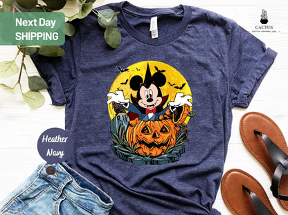 Mickey Halloween Shirt, Disney Mickey Skeleton Shirt, Halloween Mickey T-Shirt, Disney Halloween Mickey Mouse Shirt