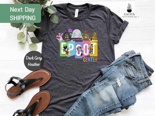 Epcot Center Shirt, Vintage Epcot Shirt, Epcot Shirt, Mickey and Friend Epcot Shirt, Epcot Food and Wine Shirt, Family Epcot Shirt