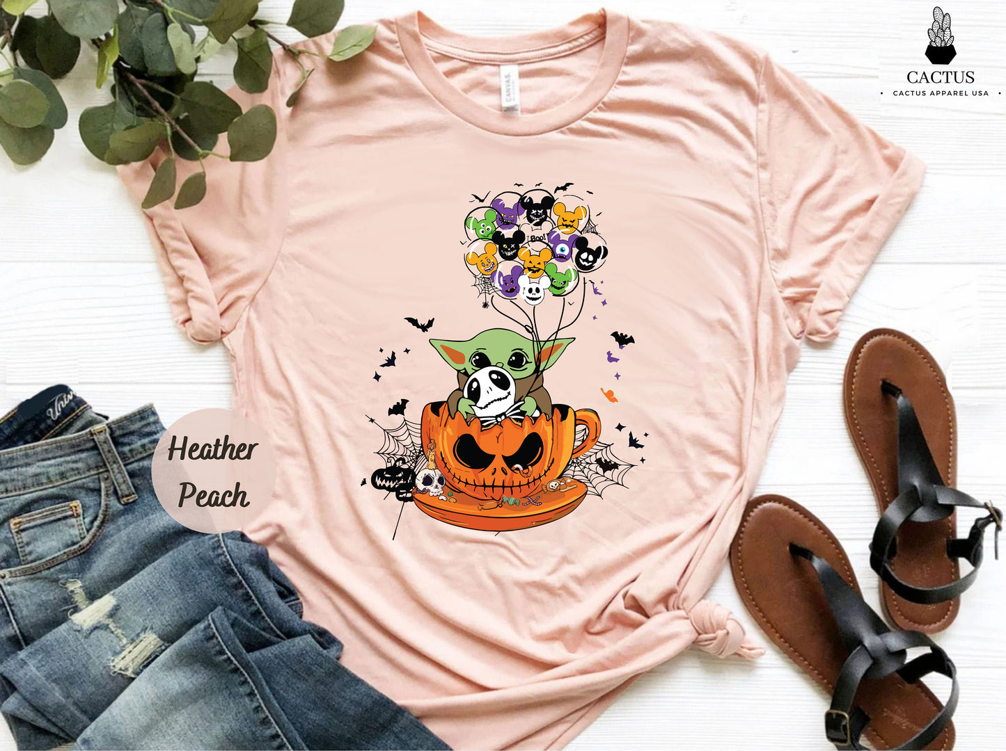 Disney Baby Yoda Halloween Shirt, Halloween Star Wars Shirt, Disney Halloween Pumpkin Family Matching Shirt, Halloween Party Gifts, Fall Tee