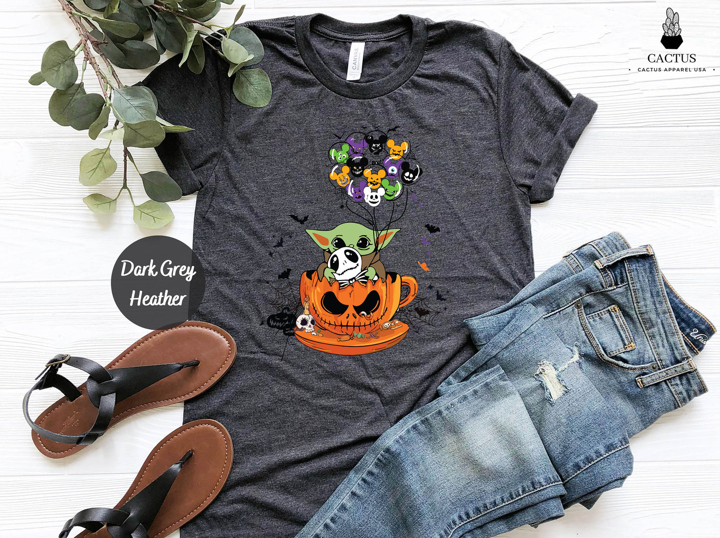 Disney Baby Yoda Halloween Shirt, Halloween Star Wars Shirt, Disney Halloween Pumpkin Family Matching Shirt, Halloween Party Gifts, Fall Tee