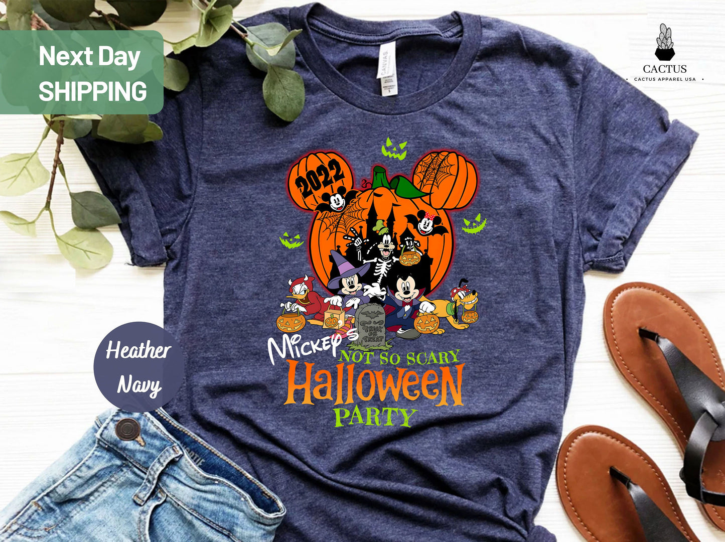 Mickey's Not-So-Scary Halloween Party Shirts, Mickey and Minnie Halloween Family Shirts, Disney Halloween Shirts