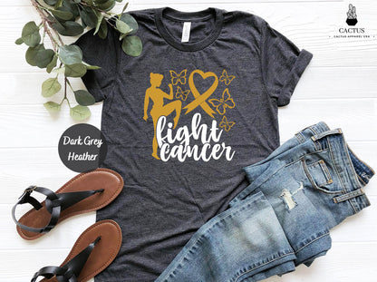 Fight Cancer Shirt, Cancer Fighter Shirt, Cancer Awareness Shirt, Breast Cancer Survivor Shirt, Cancer Warrior Shirt, Cancer Support Shirt