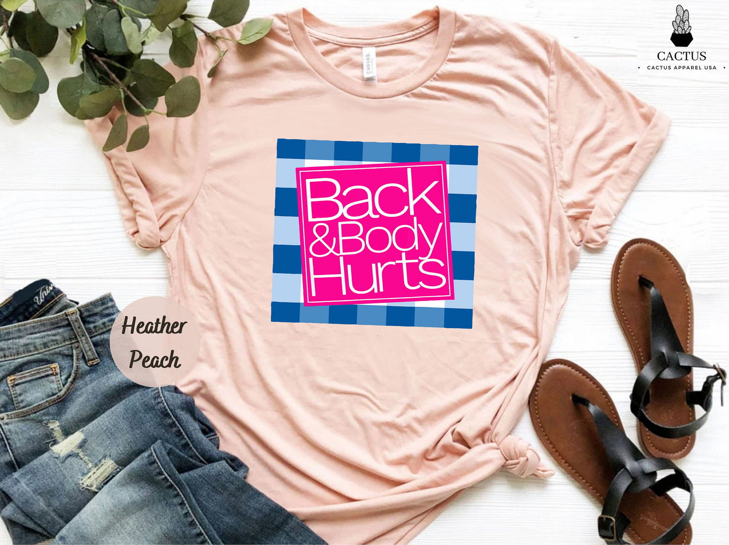 Funny Back & Body Hurts Shirt, Quote Workout Gym Shirt, Back and Body Hurt Gift, Graphic Novelty Sarcastic Funny Quote T-Shirt, Funny Shirt