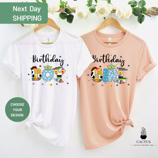 Toy Story Birthday Shirt, Birthday Boy Shirt, Birthday Girl Shirt, Custom Toy Story Shirt, Matching Family Tee, Personalized Birthday Shirt