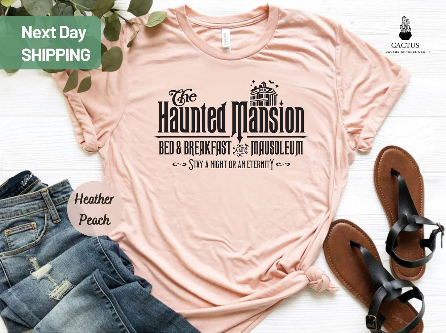 Disneyland the Haunted Mansion Shirt, Haunted Mansion Bed & Breakfast Mausoleum Shirt, Halloween Shirt, Haunted Mansion Tee, Halloween Gift