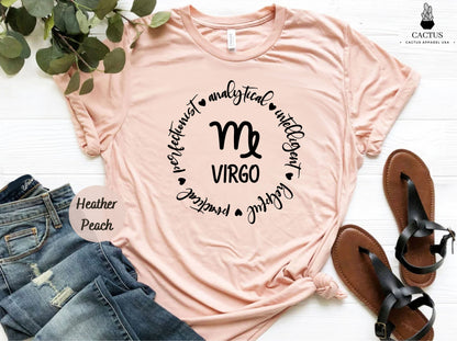 Custom Zodiac Shirt, Horoscope Shirt, Astrological Signs, Astrology Symbols, Personality Traits Qualities, Astrology Shirt