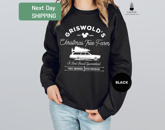 Griswold Christmas Tree Farm Sweatshirt, Old fashioned family Christmas Sweater, Christmas Party, Christmas Vacation Sweat, Griswold's Sweat