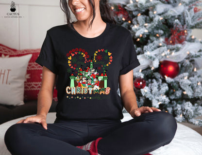 Mickey's Very Merry Christmas Party 2022 Shirt, Disneyland Christmas, Mickey and Friends Christmas Shirts, Merry and Bright, Disney Trip Tee