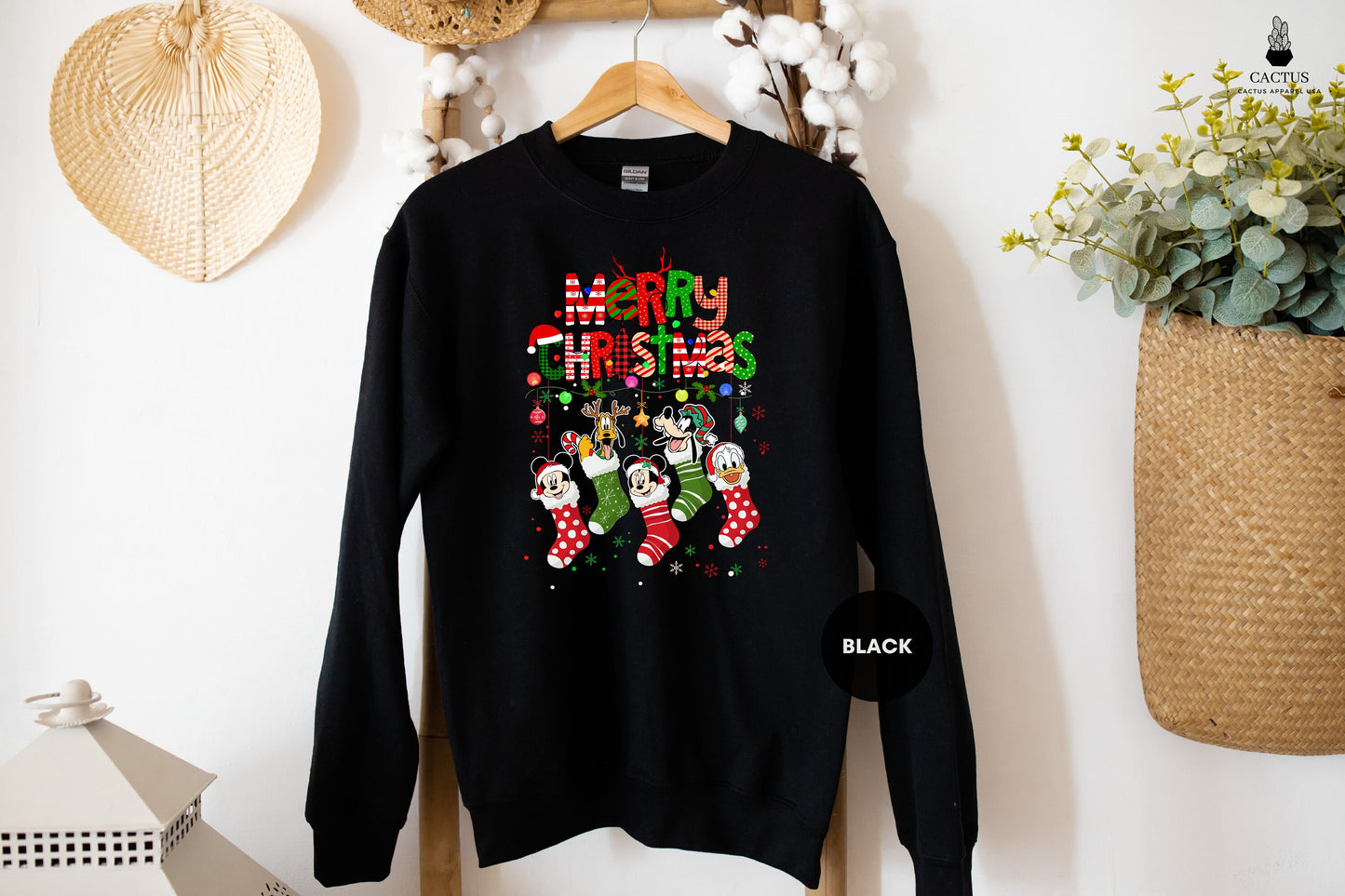 Mickey Merry Christmas Sweatshirt, 2022 Christmas Family Party Sweat, Disney Squad Sweat, Christmas Group Sweat, Disneyland Christmas Sweat