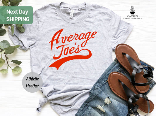 Average Joes T-Shirt, Funny T-Shirt, Dodgeball Team T Shirt, Gym Shirt, Gym Captain, Funny Dodgeball Movie T-Shirt