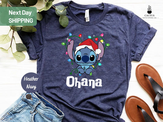 Disney Stich Ohana Shirt, Disney Shirt, Lilo and Stitch Shirt, Ohana Means Family Shirt, Hawaii Shirt, Gift for Her, Disneyworld Tee