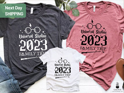 2023 Universal Studios Family Trip Shirt, Wizard in Training Tee, Universal Studios Family Tee, Family Trip Matching Tee, 2023 Vacation Tee