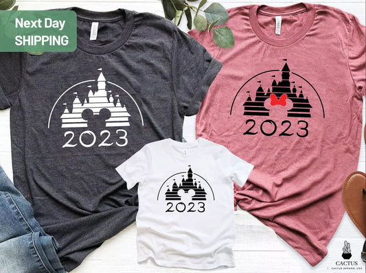 2023 Disney Shirt, Disneyworld shirt, Disney Vacation Shirt, Retro Castle Mickey Mouse 2023, Disneyland shirt, Magic Kingdom Shirt