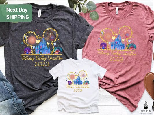 Disney Family Vacation 2023 Shirt, Disney Family Shirt, Disney Shirt, 2023 Disney, Disney World Shirt, Disney Trip Shirt, Disney Matching