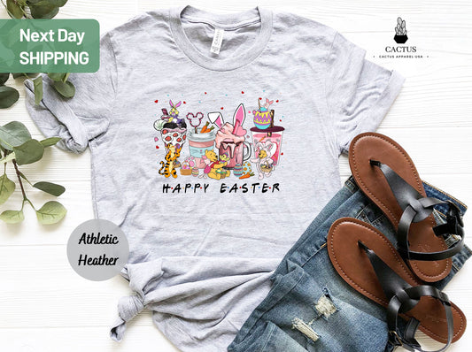 Drinks And Foods Easter Shirt, Winnie And Friends Easter Shirt, Easter Egg Shirt, Happy Easter Magic Kingdom, Easter Bunny,Easter Drinks Tee