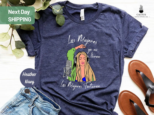 Shakira Las Mujeres Ya No Lloran, Las Mujeres Facturan Shirt, Shakira New Song Shirt, Women Don't Cry Tee, Celebrities Shirt