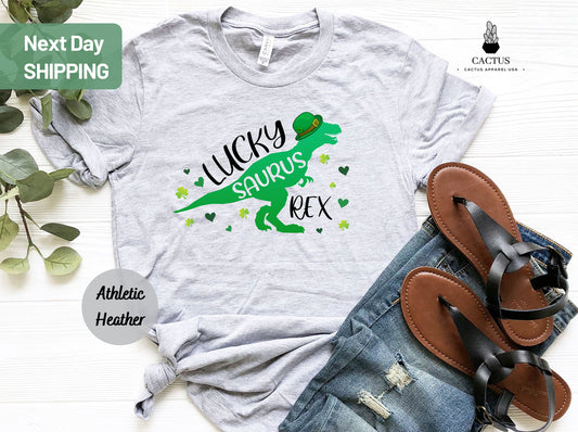 Lucky Saurus Rex Shirt, Dinosaur St Patricks Day Shirt, St Patrex Day Tee, St. Pat-Rex Day Shirt, St Pattys Day Shirt, Irish Day Shirt