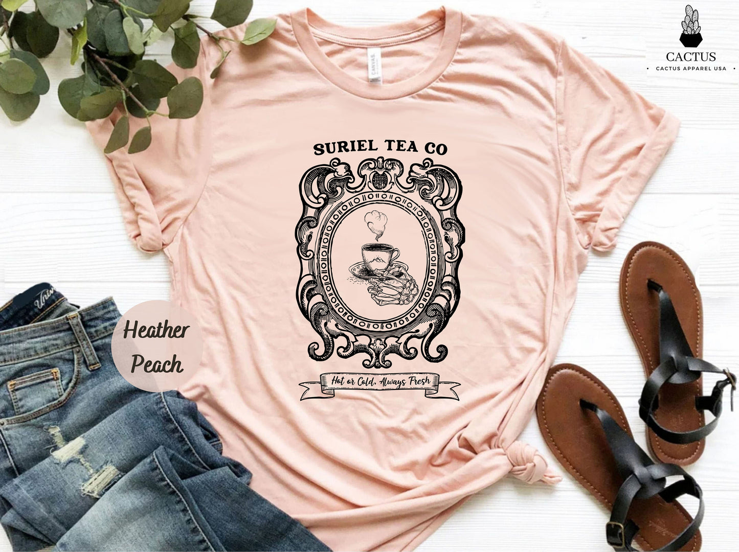 The Suriel's Tea Co Shirt, Gift For Book Lovers, Book Fandom Gift Shirt, Mystical Book Shirt, Book Aesthetic Tee, Acotar Bookish Shirt