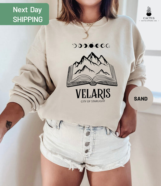 Velaris Sweatshirt, The Night Court Shirt, A Court of Thorn and Roses Court of Dreams Sweater, Gift for the Rhysand, Acotar Velaris Gift