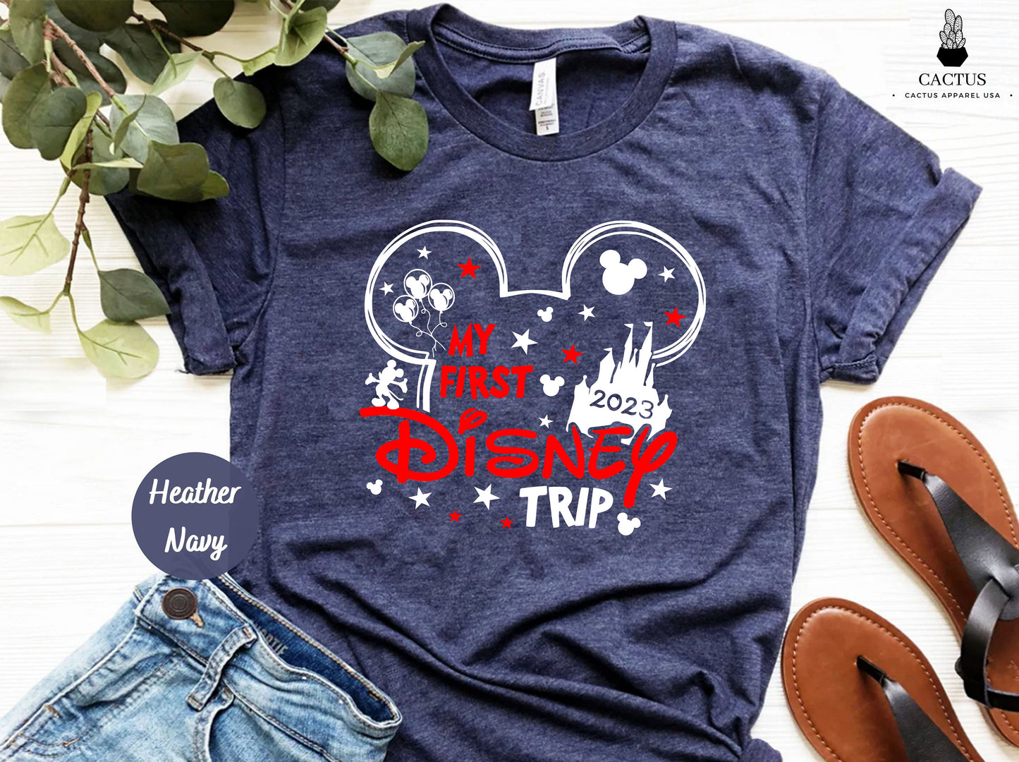 My First Disney Trip Shirt, Disney Trip 2023 T-Shirt, Disneyland Shirt, Disney Family Shirt, Couple 2023 Shirt, Disney Couple Trip