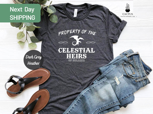 Celestial Heirs T-shirt, Zodiac Academy Merch, Darius Acrux Caleb Altair Seth Capella Max Rigel T-shirt