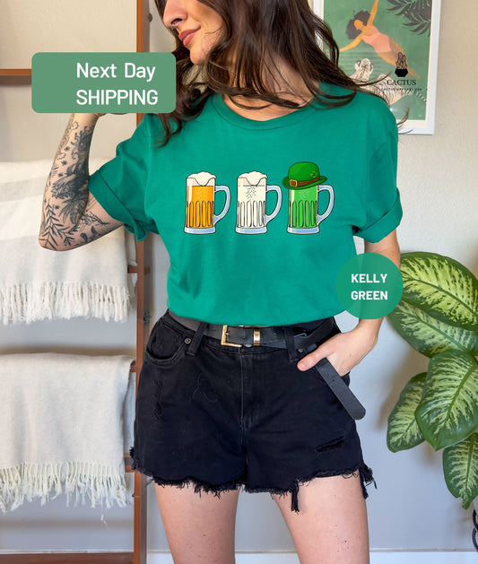 Irish Beer Shirt, St Patricks Day Shirt,Funny St Patrick Tee ,Irish Shirt,Lucky Shirt,Shamrock Shirt,Beer Lover Gift,St Patty's Clover Shirt
