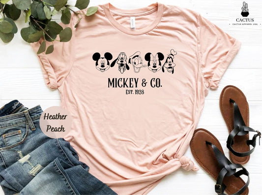 Disneyworld Shirts Retro ,Epcot, Mickey Shirt, Mickey and Friends Shirt, Disney Gift for Kids, Mickey Disney Shirts Family, Disneyland Shirt