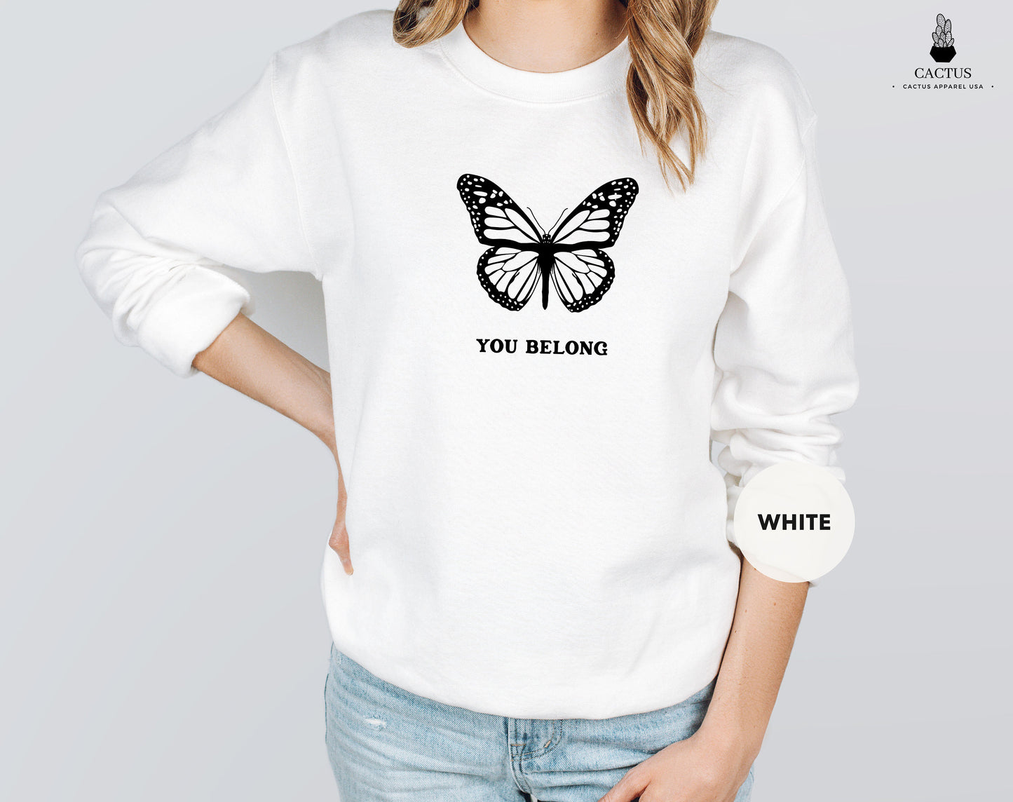 I Hope You Know The World Is Better Because You Are In It Sweatshirt, Butterfly Shirt