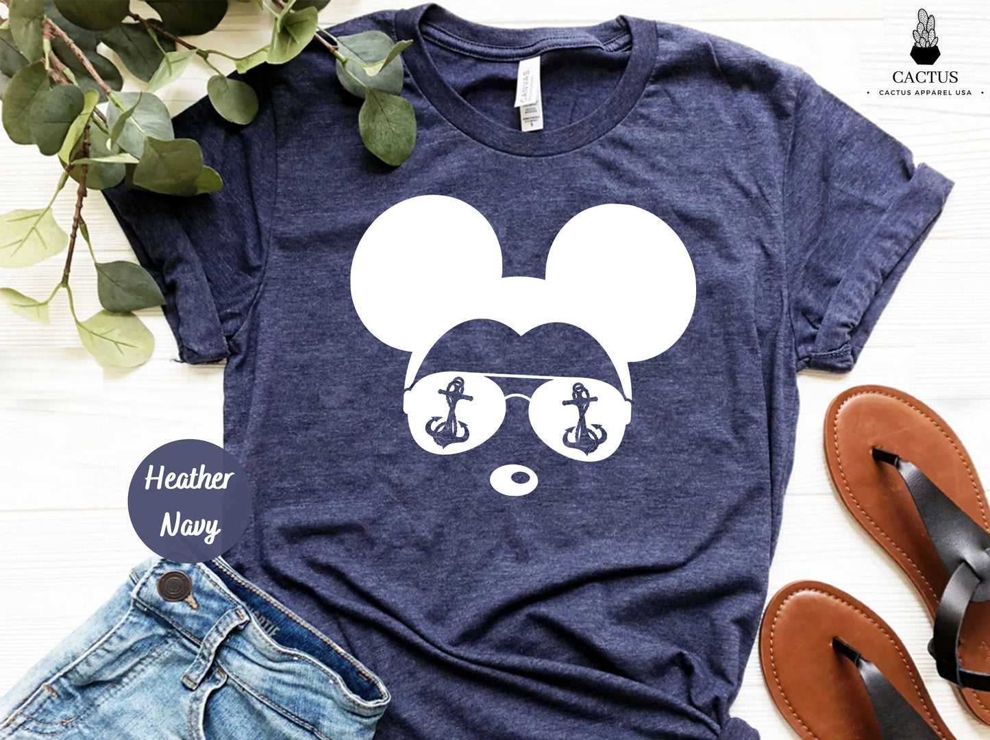 Disney Mickey And Minnie Shirt, Cruise Shirt, Trip Shirt, Family, Vacation, Vacay Mode Shirt, Anchor Disney Shirt, Disney Sunglasses Shirt