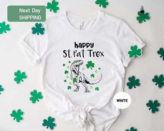Dinosaur St Patrick's Day Shirt, St Paddy's Gift For Kids, Funny St. Patrick's Day Tee, Shamrock Shirt, Irish Day Shirt