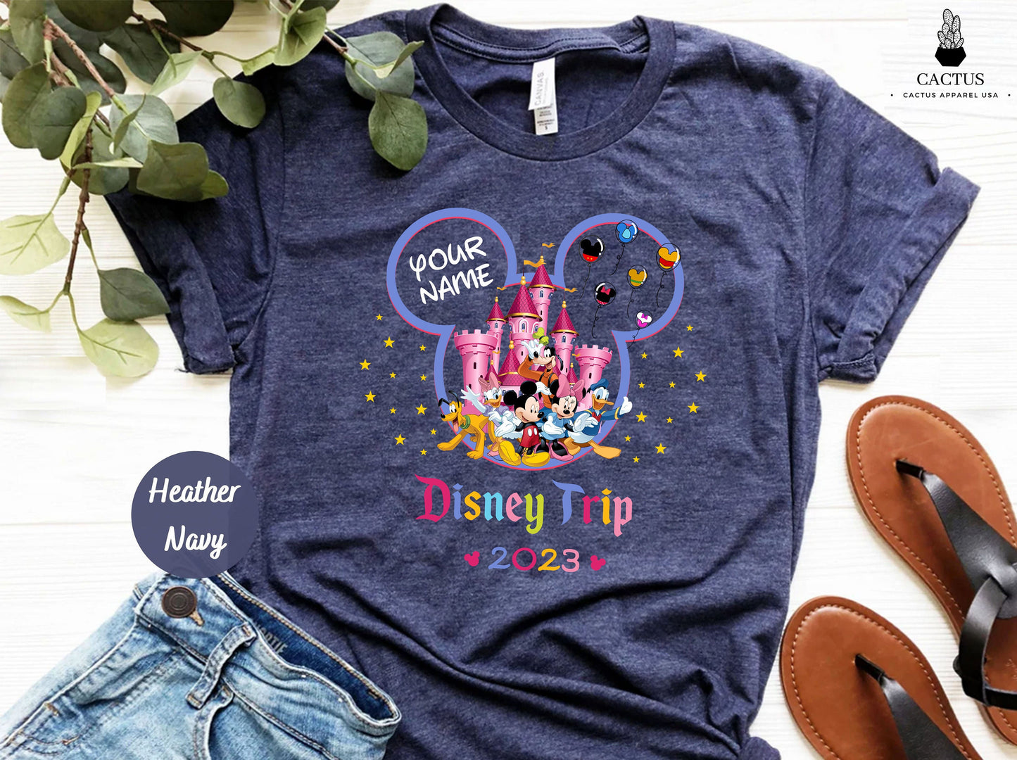 Custom Disney Trip 2023 Shirt, Mickey And Minnie Christmas Shirt, Disney Mickey Minnie Shirt, Disneyworld Shirt 2023, Disneyland Vacation