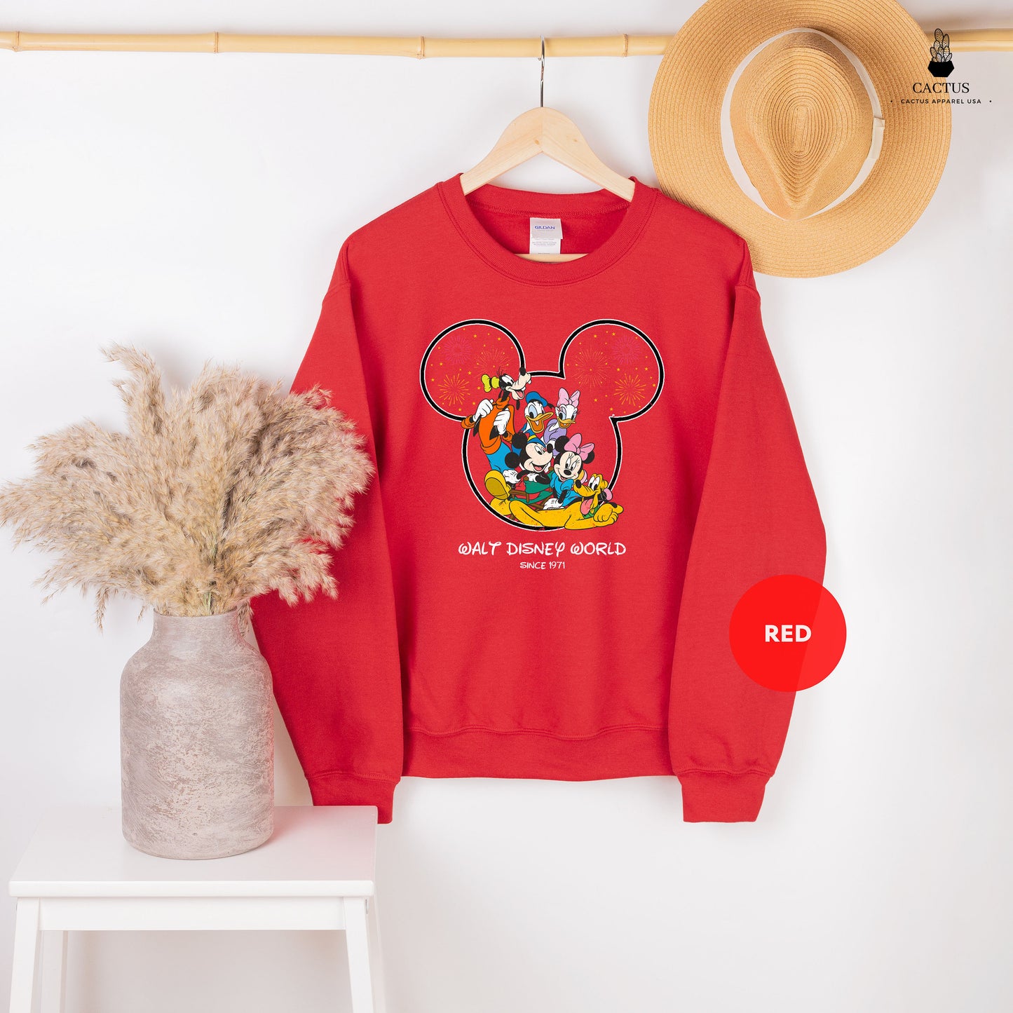 Walt Disney World Since 1971 Sweatshirt, Disneyworld Est 1971 Sweat, Mickey and Friend Shirt, Disney Family Shirt, Minnie Donald Pluto Shirt
