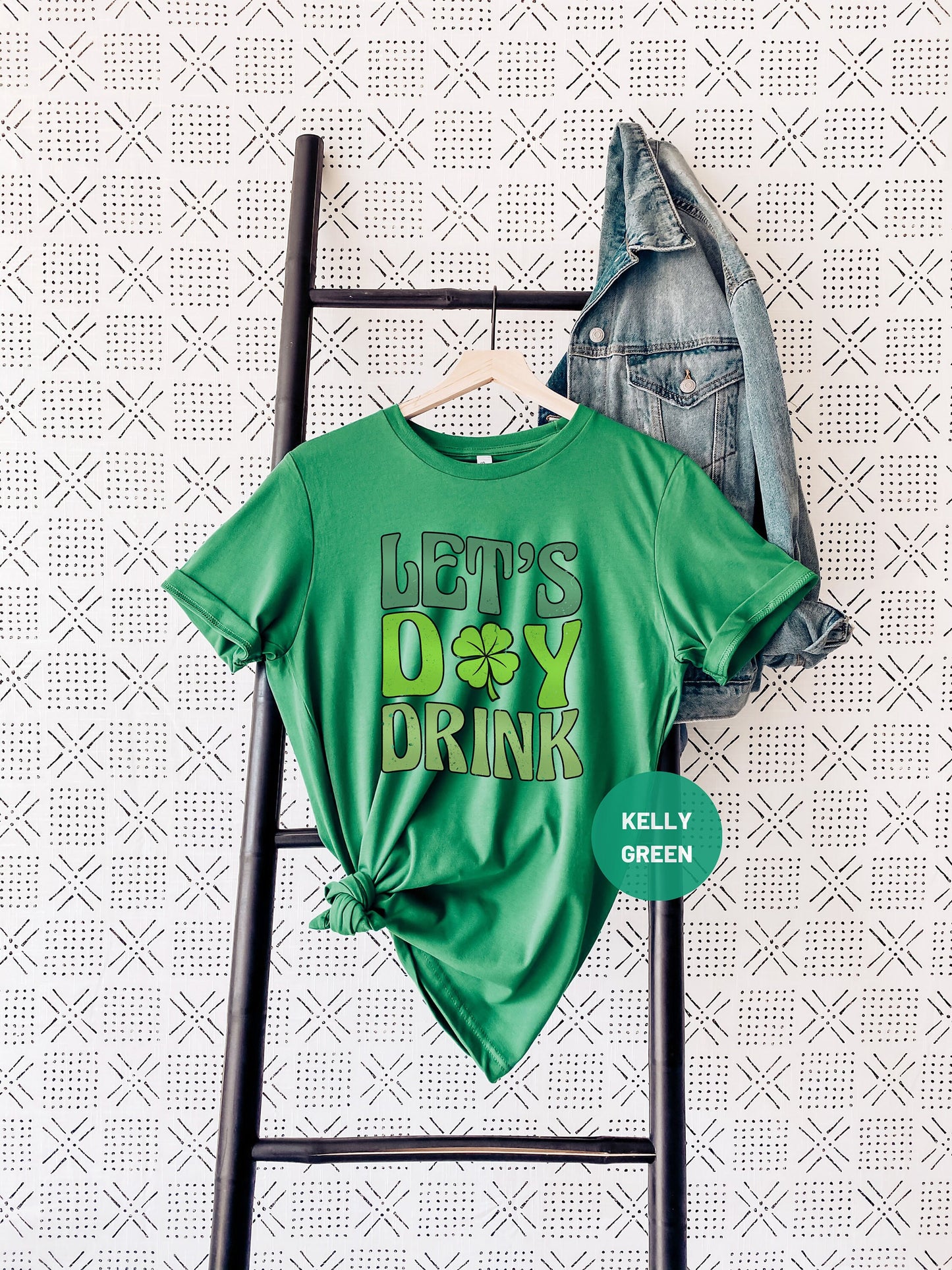 Retro St Patty's Day Shirt, Lets Day Drink Shirt, Vintage St Patrick's Day Shirt, Day Drinking Shirt, Lucky Tee Shirt