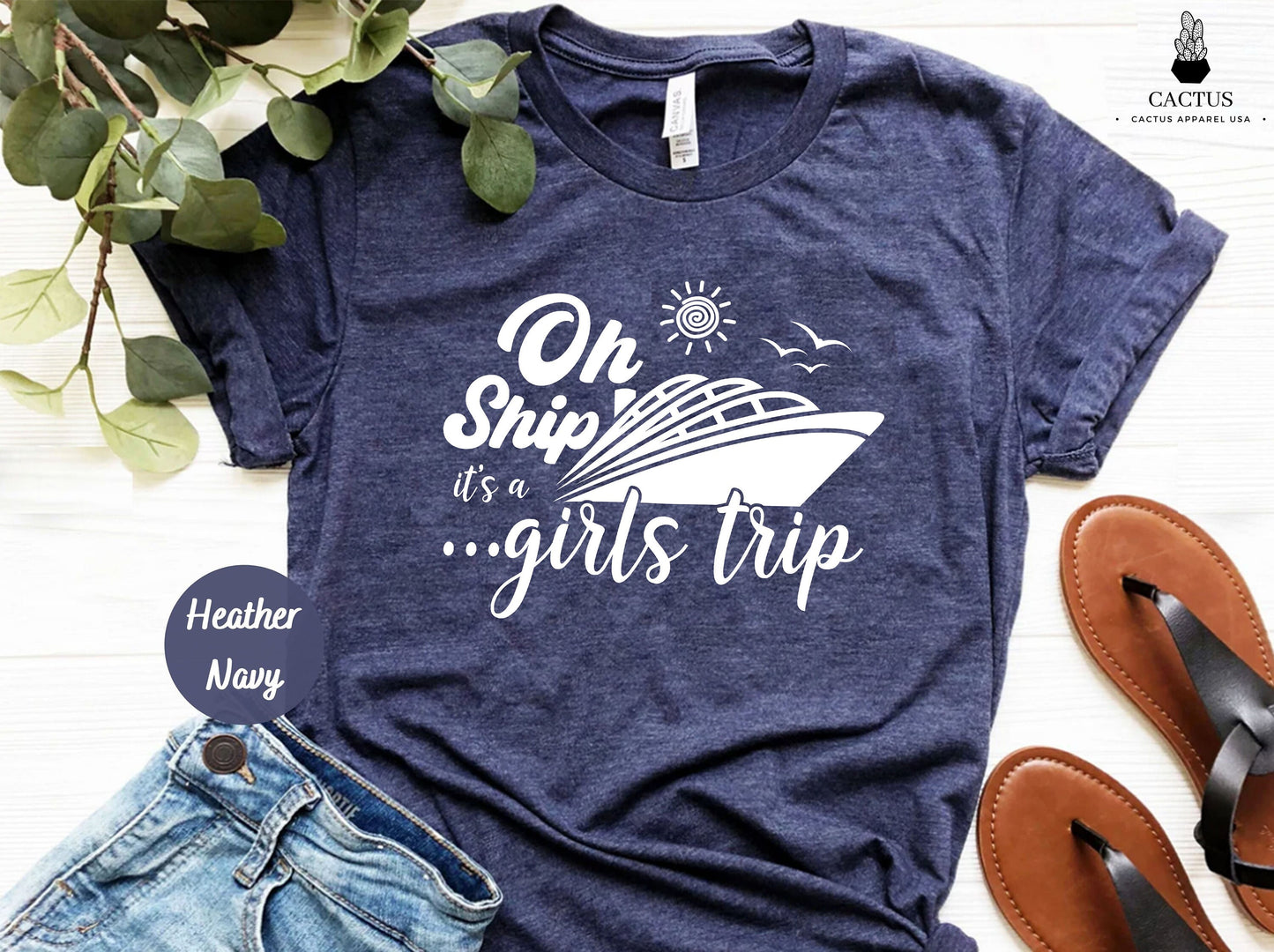 Cruise Girls Trip Shirts, Oh Ship it's a Girls Trip Tshirt, Girls Vacation Shirts Cruise, Girls Matching Gifts, Cruise Trip, Cruise Squad