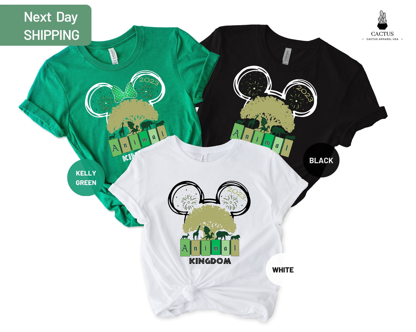 Family Vacation Disney 2023 Animal Kingdom Couple Shirts, Disney Mickey Minnie Matching Shirt, Disney Couple Gift Shirt