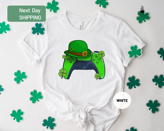 Video Game St Patricks Day Shirt, Video Game Shirt, Gamer Boys Shirt, Patricks Day Shirt, Game Controller Shirt, St Pattys Day Shirt