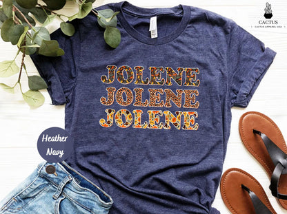 Jolene Shirt, Dolly Parton Shirt Leopard Shirt, Floral Shirt, Animal Print Shirt, Retro Designed Shirt, Leopard Shirt, Hippie Shirt