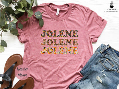 Jolene Shirt, Dolly Parton Shirt Leopard Shirt, Floral Shirt, Animal Print Shirt, Retro Designed Shirt, Leopard Shirt, Hippie Shirt