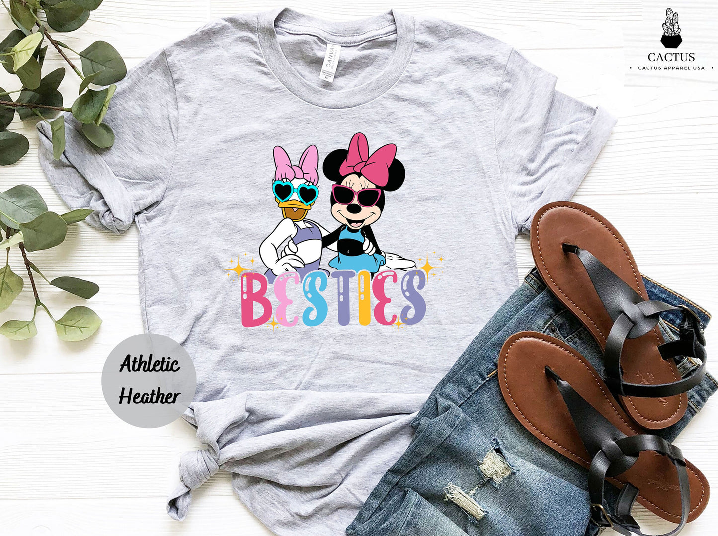 Besties Shirts, Theme Park Shirt, Mouse Shirt Trip, Matching WDW Family Shirts, Minnie And Daisy, Vintage Shirt, Disney Woman Shirt