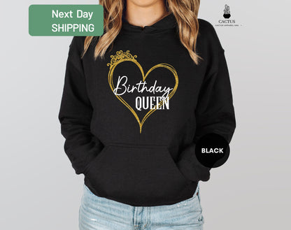 Birthday Queen Hoodie, Birthday Girl Hoodie, Birthday Hoodie, Birthday Hoodie Women, Birthday Gift